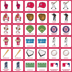 Washington Nationals Matching Game