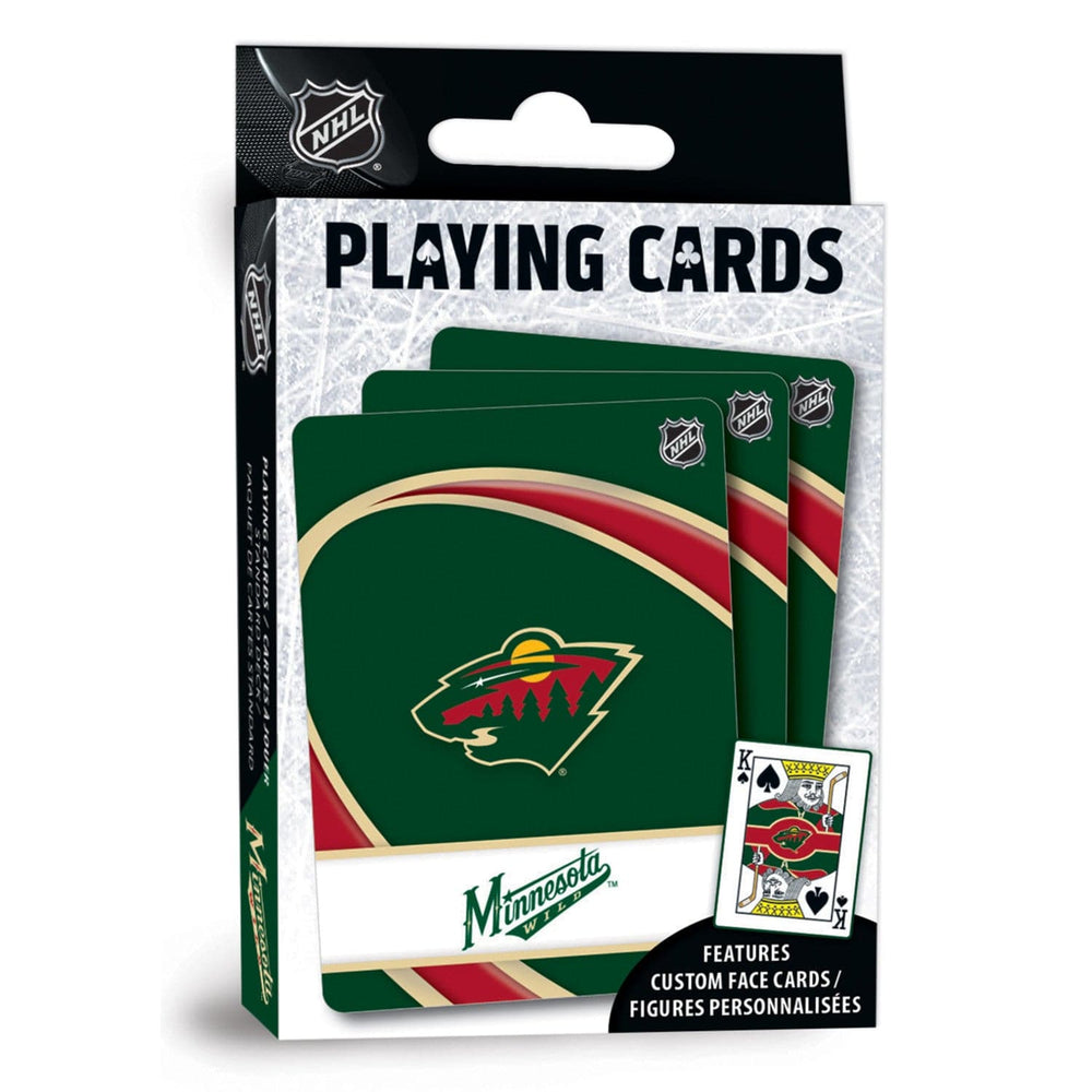 Minnesota Wild Playing Cards - 54 Card Deck (ONLINE ORDER ONLY)