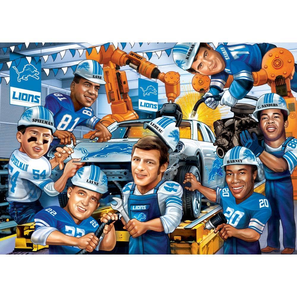 Detroit Lions - All-Time Greats 500 Piece Jigsaw Puzzle