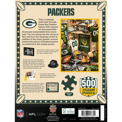 Green Bay Packers - Locker Room 500 Piece Jigsaw Puzzle (ONLINE ORDER ONLY)