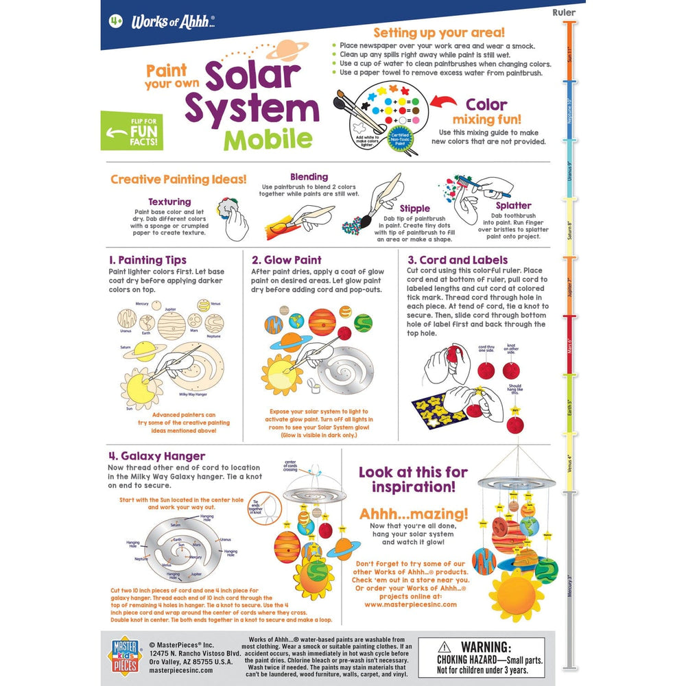 Solar System Mobile Wood Craft & Paint Kit (ONLINE ORDER ONLY)