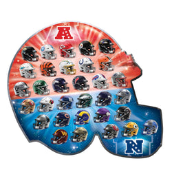 NFL - Teams Helmet 500 Piece Shaped Jigsaw Puzzle