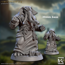 Ivory Priest - Sculpt B (Male Loxodon Monk) (Online Only)