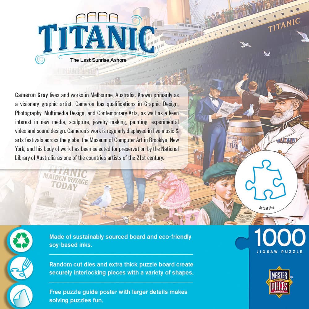 Titanic - The Last Sunrise Ashore 1000 Piece Jigsaw Puzzle