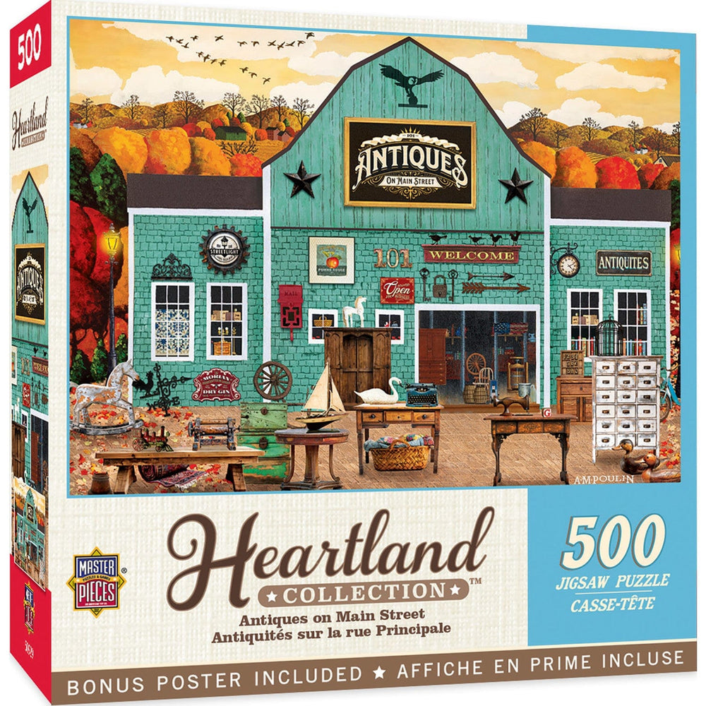 Heartland - Antiques on Main Street 500 Piece Jigsaw Puzzle (ONLINE ORDER ONLY)