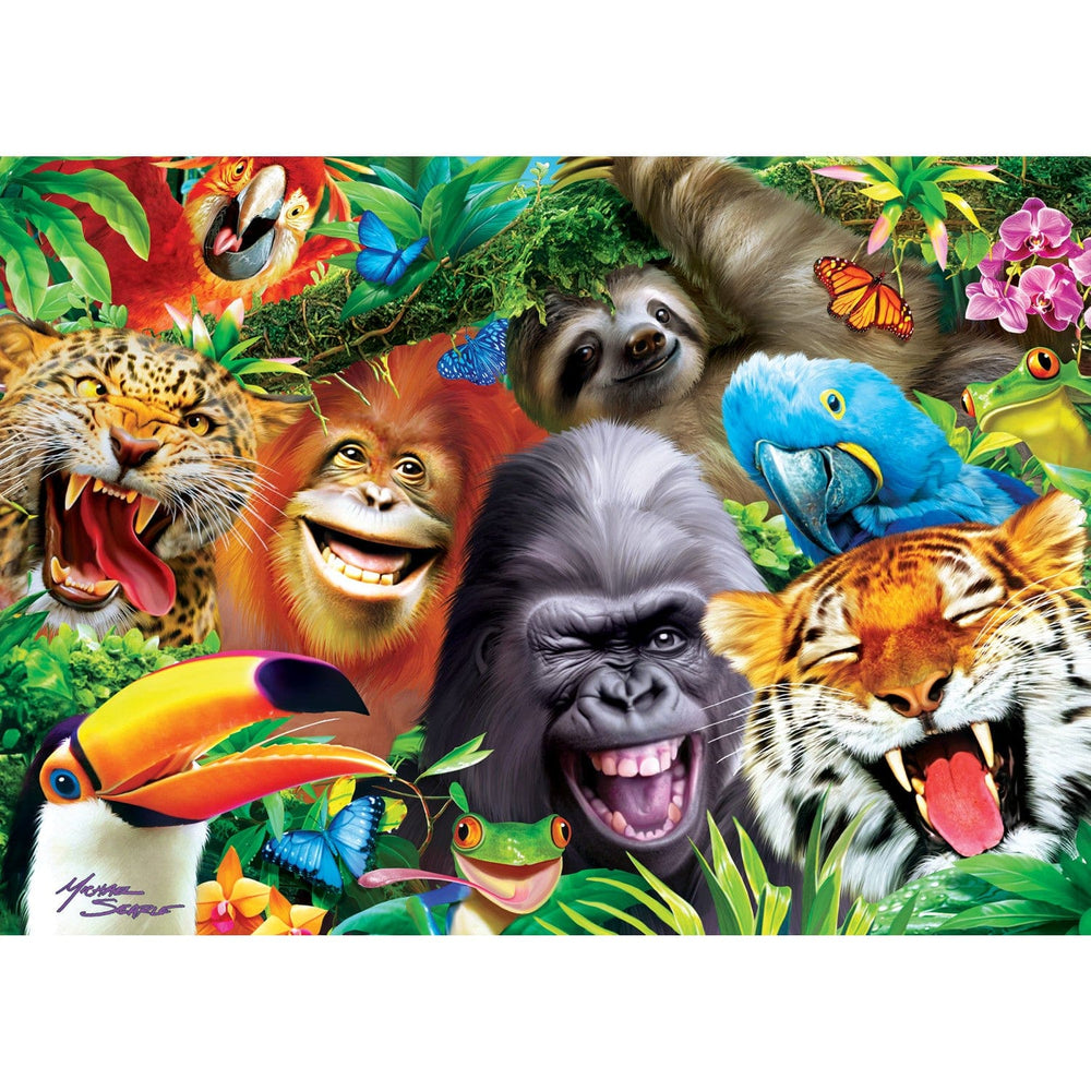 Selfies - Rainforest Rascals 500 Piece Jigsaw Puzzle (ONLINE ORDER ONLY)