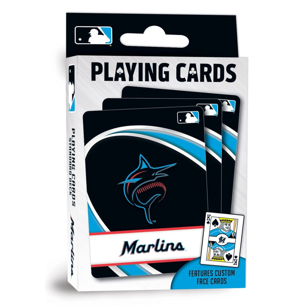 Miami Marlins Playing Cards - 54 Card Deck (ONLINE ORDER ONLY)