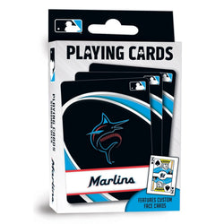 Miami Marlins Playing Cards - 54 Card Deck (ONLINE ORDER ONLY)