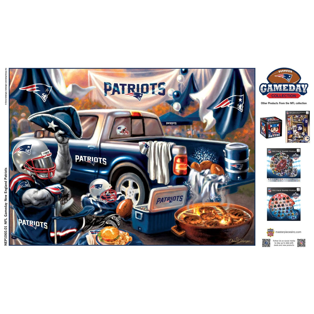 New England Patriots - Gameday 1000 Piece Jigsaw Puzzle (ONLINE ORDER ONLY)