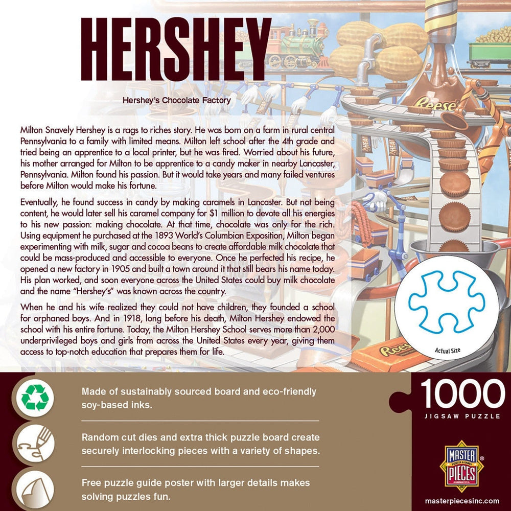 Hershey's Chocolate Factory - 1000 Piece Jigsaw Puzzle (ONLINE ORDER ONLY)