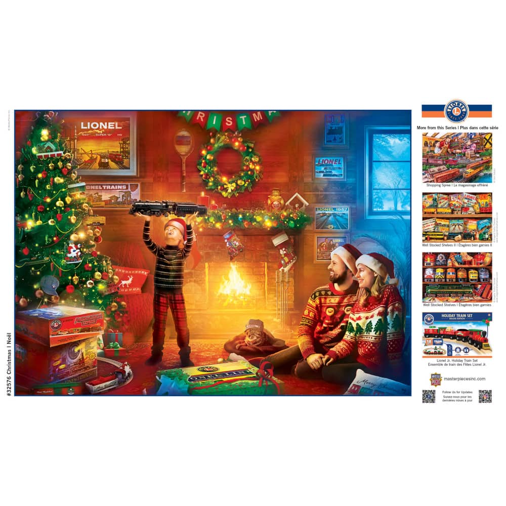 Lionel Trains Christmas 1000 Piece Jigsaw Puzzle