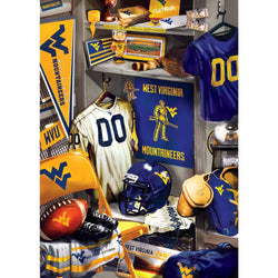 West Virginia Mountaineers - Locker Room 500 Piece Jigsaw Puzzle (ONLINE ORDER ONLY)