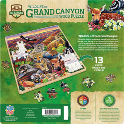Jr. Ranger - Wildlife of the Grand Canyon 48 Piece Wood Jigsaw Puzzle (ONLINE ORDER ONLY)