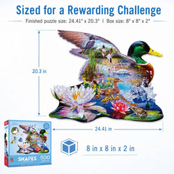 Shapes - Woodland Ducks 500 Piece Jigsaw Puzzle