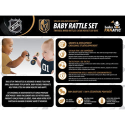Las Vegas Golden Knights - Baby Rattles 2-Pack (ONLINE ORDER ONLY)