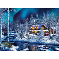 Sparkle & Shine - Northern Lights 500 Piece Glitter Jigsaw Puzzle (ONLINE ORDER ONLY)