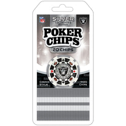 Las Vegas Raiders 20 Piece Poker Chips (ONLINE ORDER ONLY)