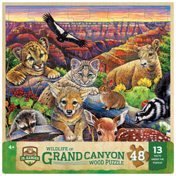 Jr. Ranger - Wildlife of the Grand Canyon 48 Piece Wood Jigsaw Puzzle (ONLINE ORDER ONLY)