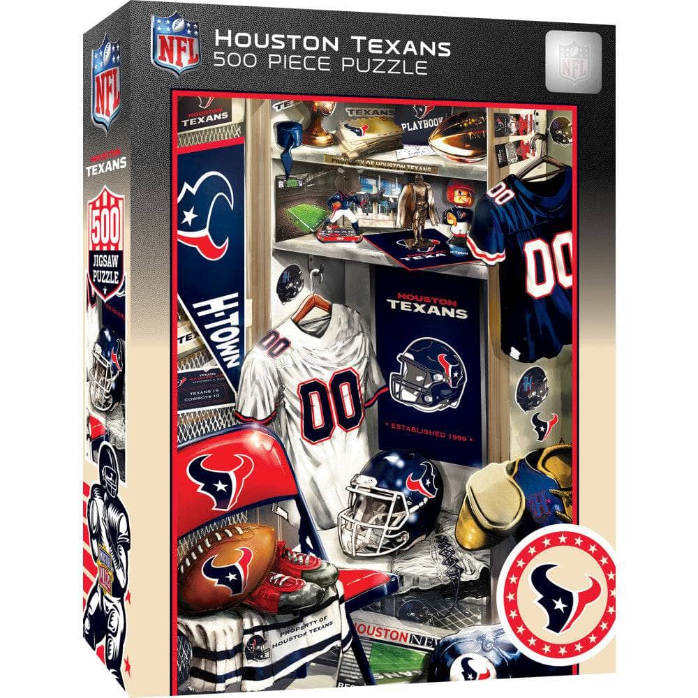 Houston Texans - Locker Room 500 Piece Jigsaw Puzzle (ONLINE ORDER ONLY)