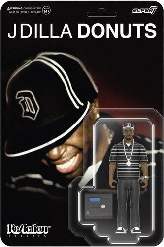 Super7 - J Dilla - ReAction Figures Wv1 - J Dilla (Donuts - Smile Album Cover) (Collectible, Action Figure) [Action Figure] (Online Order Only) (ONLINE ORDER ONLY)