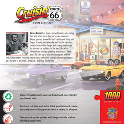 Cruisin' Route 66 - Pitstop 1000 Piece Jigsaw Puzzle (ONLINE ORDER ONLY)