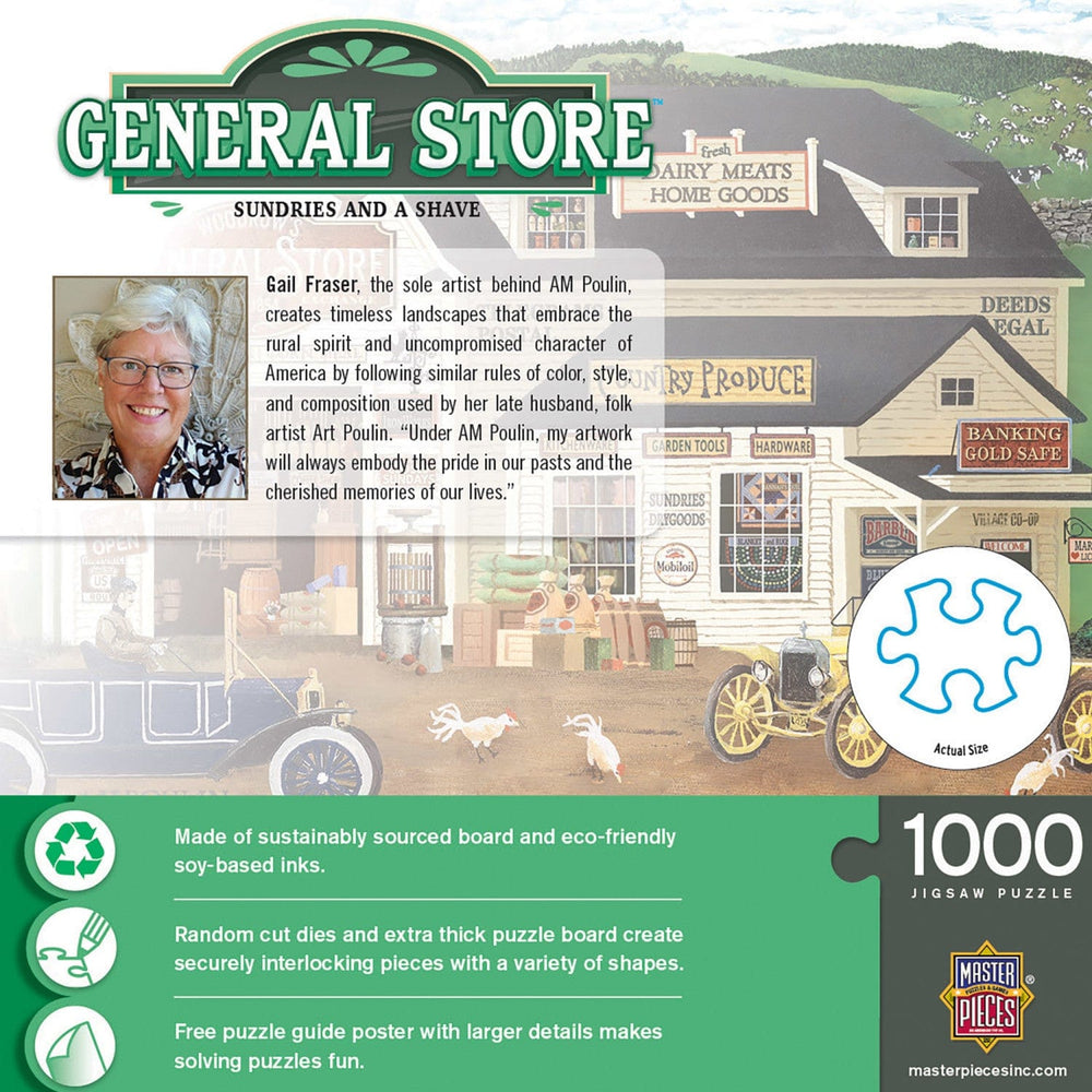 General Store - Sundries and a Shave 1000 Piece Jigsaw Puzzle (ONLINE ORDER ONLY)