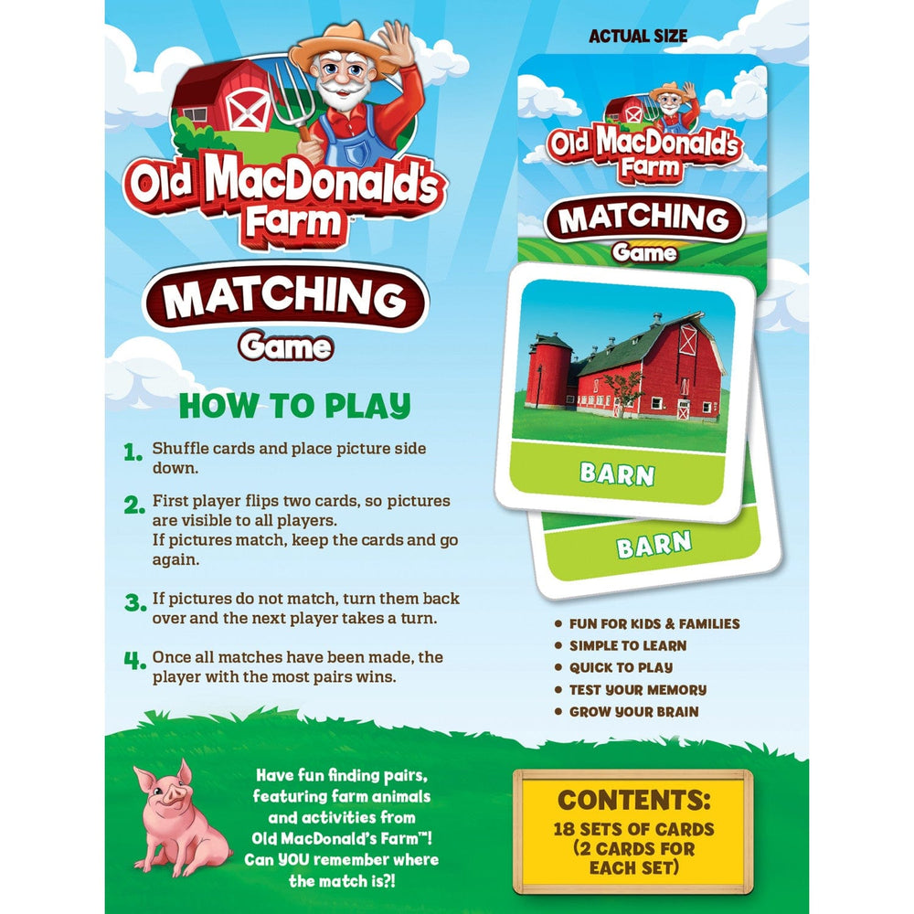 Old MacDonald's Farm Matching Game (ONLINE ORDER ONLY)