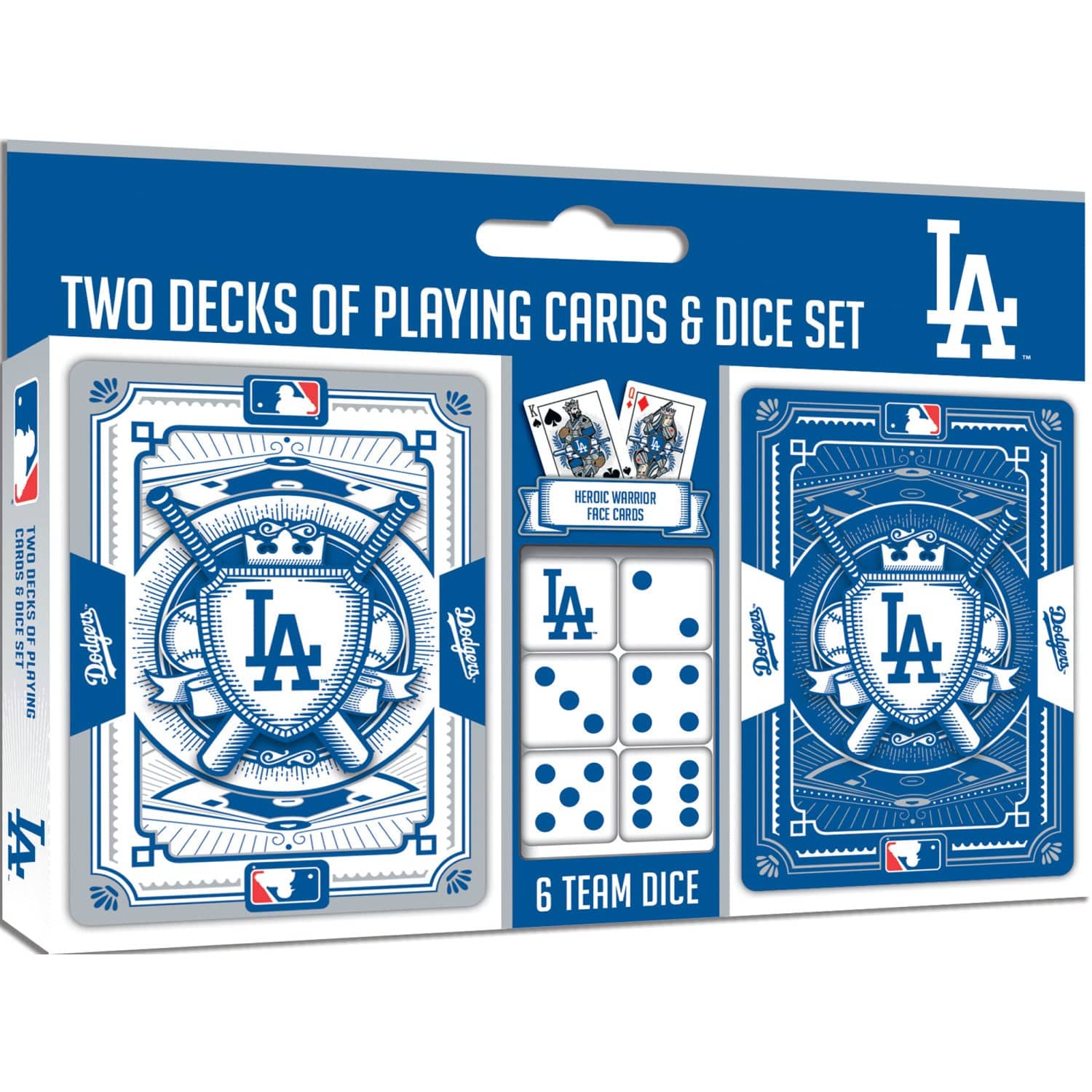 Los Angeles Dodgers - 2-Pack Playing Cards & Dice Set (ONLINE ORDER ONLY)