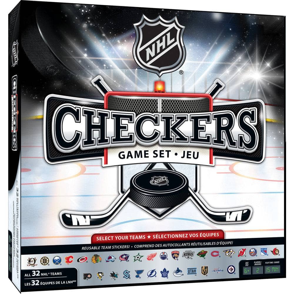 NHL - League Checkers Board Game (ONLINE ORDER ONLY)