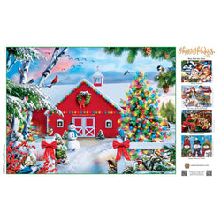 Happy Holidays - Country Christmas 300 Piece EZ Grip Jigsaw Puzzle