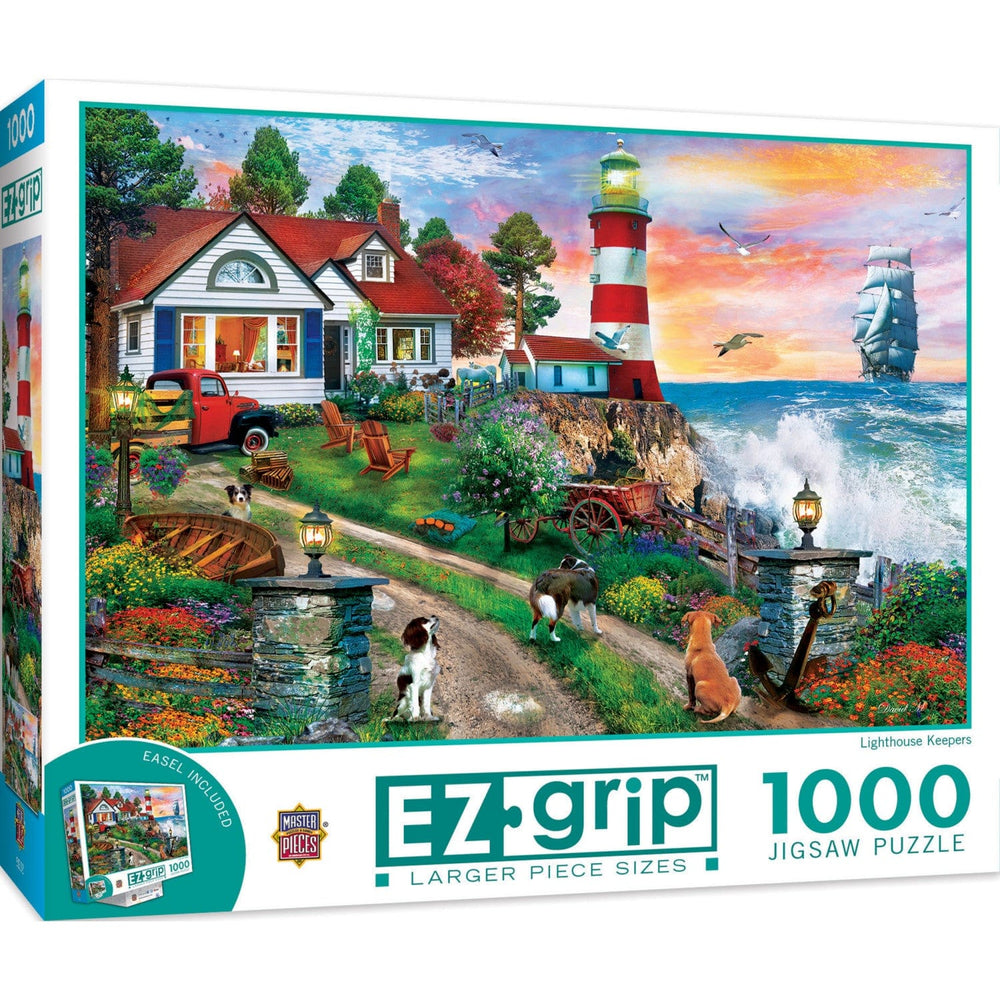 EZ Grip - Lighthouse Keepers 1000 Piece Jigsaw Puzzle (ONLINE ORDER ONLY)