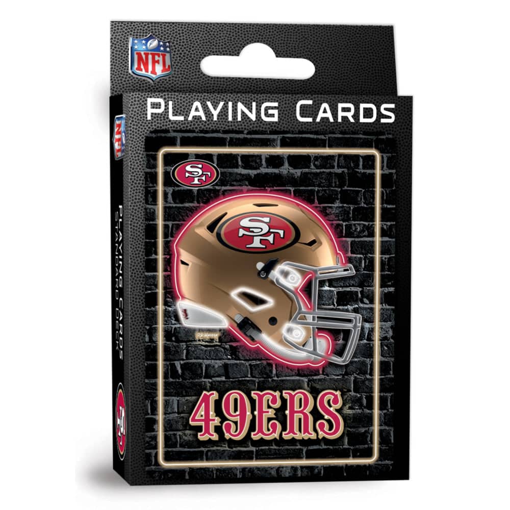 San Francisco 49ers Neon-Styled Playing Cards - 54 Card Deck (ONLINE ORDER ONLY)