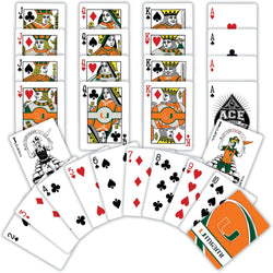 Miami Hurricanes Playing Cards - 54 Card Deck (ONLINE ORDER ONLY)