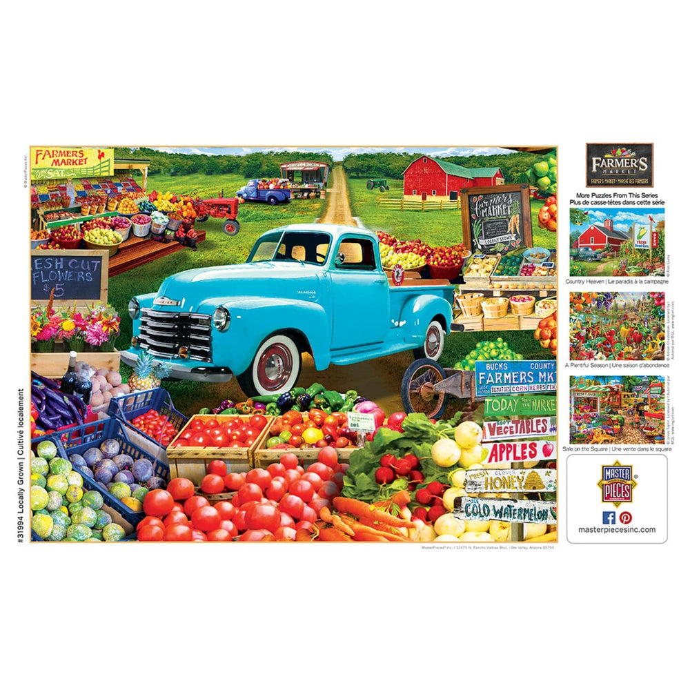 Farmer's Market - Locally Grown 750 Piece Jigsaw Puzzle (ONLINE ORDER ONLY)