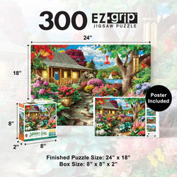 Memory Lane - Hummingbird in Bloom 300 Piece EZ Grip Jigsaw Puzzle