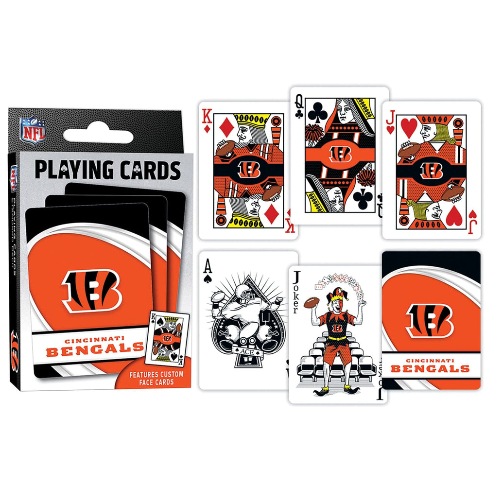 Cincinnati Bengals Playing Cards - 54 Card Deck (ONLINE ORDER ONLY)