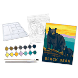 Black Bear - Paint by Number (ONLINE ORDER ONLY)