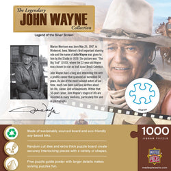 John Wayne Collection - Legend of the Silver Screen 1000 Piece Jigsaw Puzzle (ONLINE ORDER ONLY)