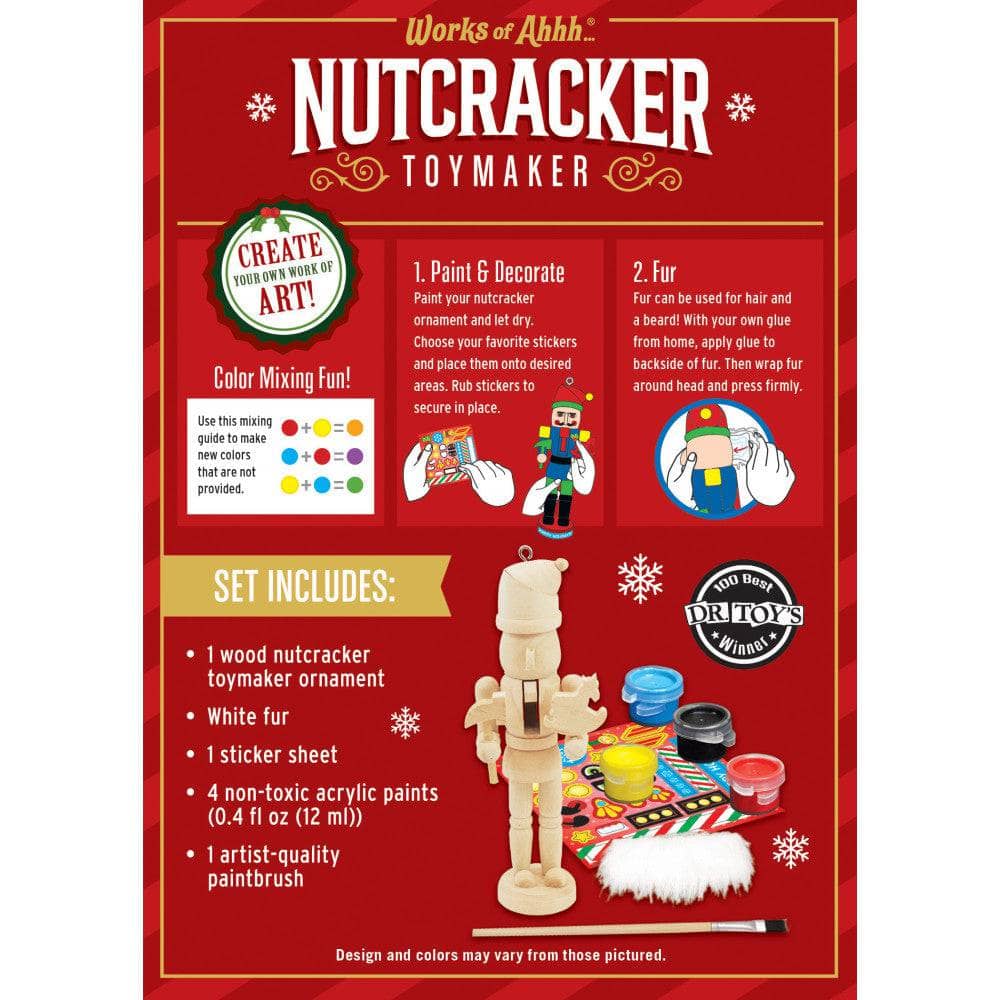 Nutcracker Toymaker Ornament Wood Paint Kit (ONLINE ORDER ONLY)