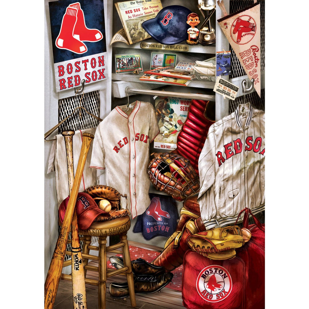 Boston Red Sox - Locker Room 500 Piece Jigsaw Puzzle (ONLINE ORDER ONLY)