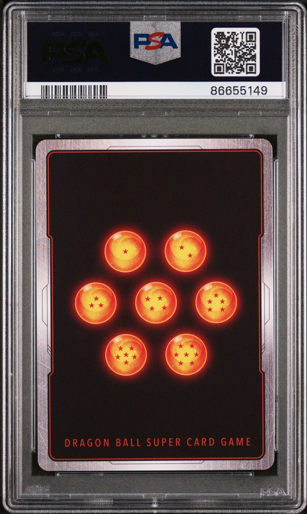 2022 DRAGON BALL SUPER MYTHIC BOOSTER GINYU, RELIABLE CAPTAIN #P-019 - PSA 10 (Online Order Only)