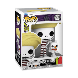 Funko Pop! Disney The Nightmare Before Christmas Jack Skellington with Zero Beach Vinyl Figure (Online Order Only)