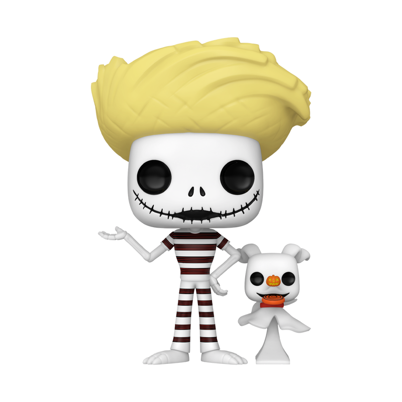 Funko Pop! Disney The Nightmare Before Christmas Jack Skellington with Zero Beach Vinyl Figure (Online Order Only)