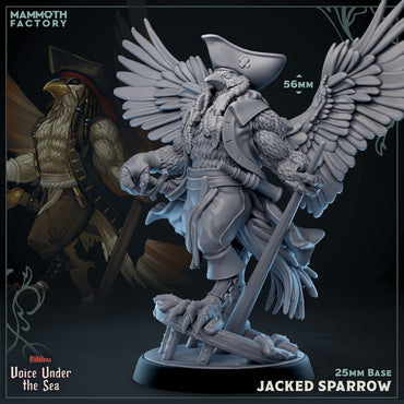 Jacked Sparrow (Absolutely Shredded Aarakocra Pirate) (Online Order Only)