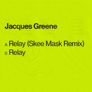Jacques Greene - Relay [Vinyl] (ONLINE ORDER ONLY)