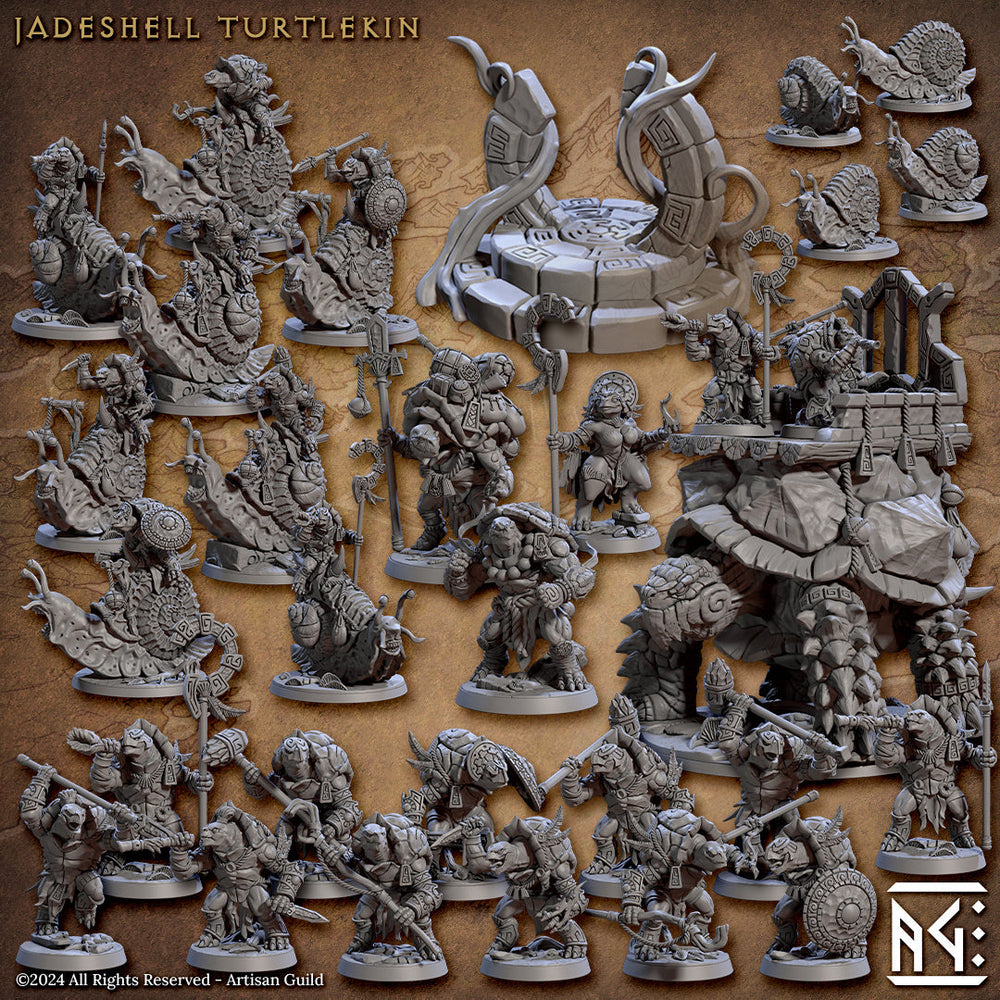 Jadeshell Turtlekin: Complete Set (Online Only)