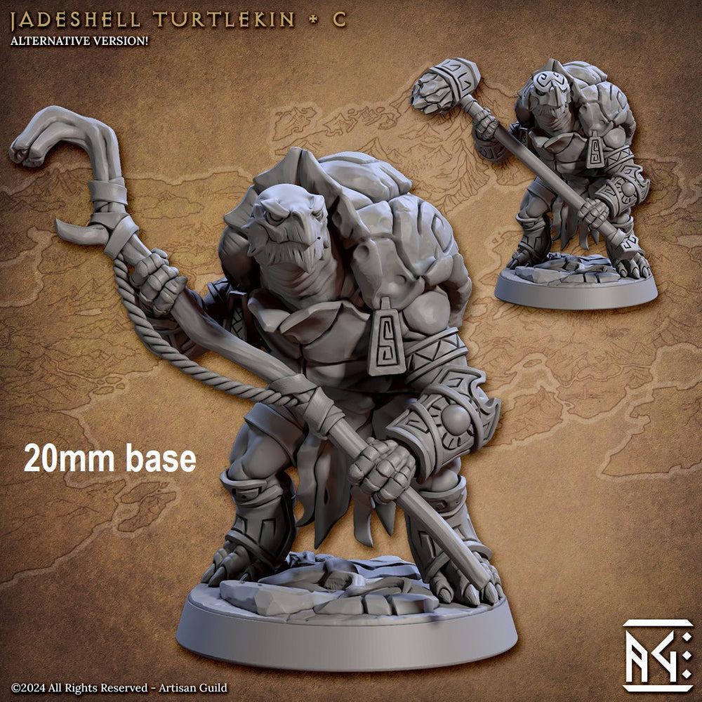 Jadeshell Turtlekin Warrior (Base Sculpt C) (Online Only)