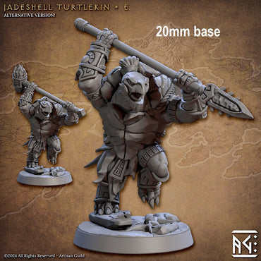 Jadeshell Turtlekin Warrior (Base Sculpt E) (Online Order Only)