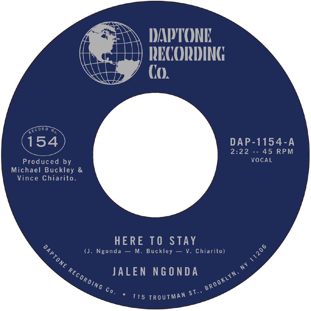 Jalen Ngonda - Here to Stay b/w If You Don't Want My Love [Vinyl] (ONLINE ORDER ONLY)