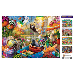 Seek & Find - Greenhouse Gone Wild 1000 Piece Jigsaw Puzzle